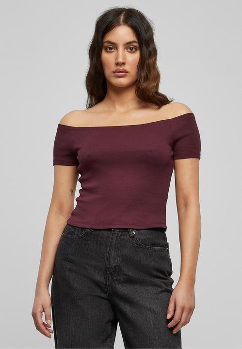 Immagine prodotto Urban Classics Ladies Off Shoulder Rib Tee (S)