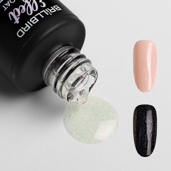 Actual product image BrillBird Effect Top Coat - Lavender 4ml (Lavender)