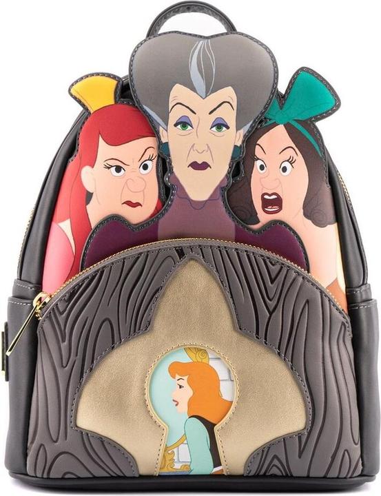 Produktbild Loungefly Disney Cinderella Evil Stepmother and Stepsisters Villains Rucksack 26cm