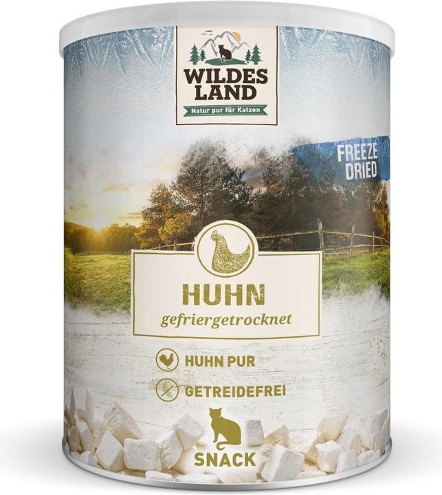 Actual product image Wildes Land Katzen-Snack Huhn Freeze Dried 160 g (1 pcs., 160 g)