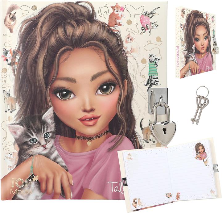 Produktbild Magni Tagebuch TOPModel Kitty KITTY and DOGGY (18.5 x 15.5 x 3 cm, Liniert)