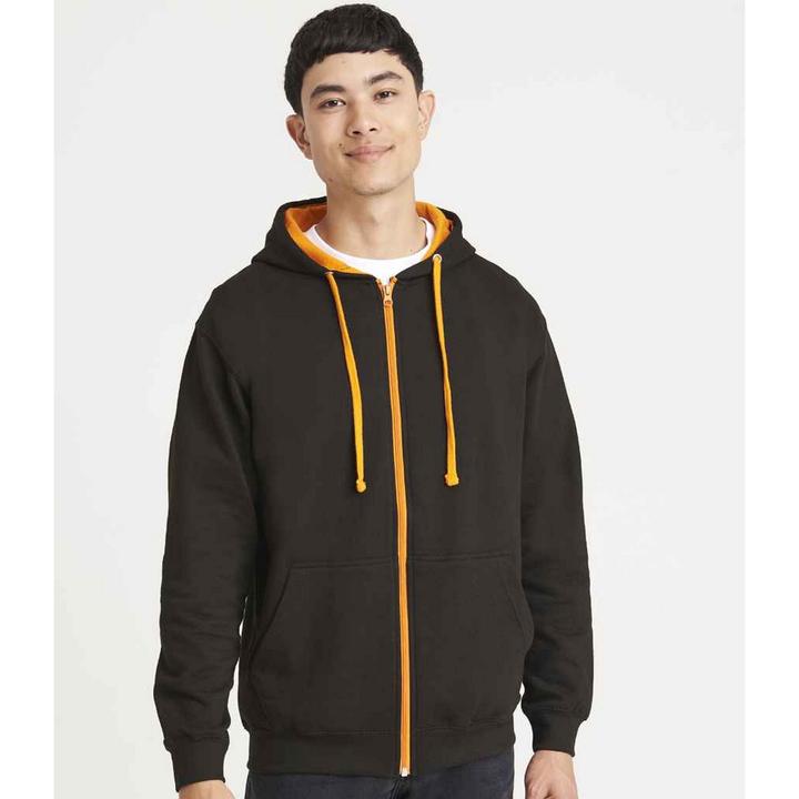 Awdis Varsity Hoodie mit durchgehendem Reissverschluss