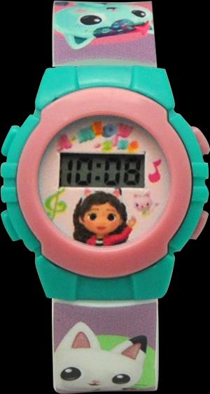 Immagine prodotto Euromic La casa delle bambole di Gabby (Orologio digitale, 25 mm)