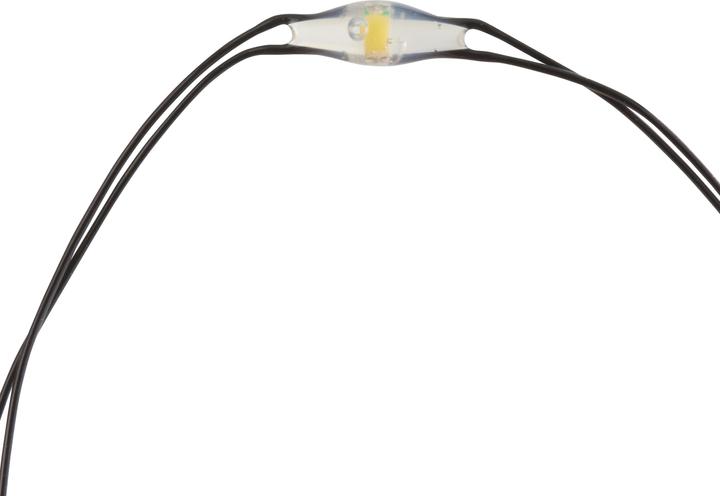 Produktbild VBS Micro LED Lichterkette, mit Timer, schwarzer Draht, 20 LEDs (1 m)