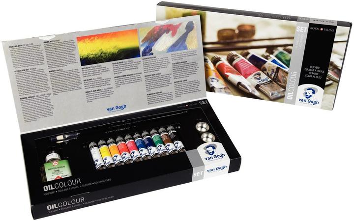 Productafbeelding Van Gogh Olieverf (Wit, Oranje, Geel, Groen, Blauw, Roze, Zwart, Rood, Bruin, 200 ml)