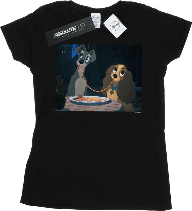 Disney Lady And The Tramp Spaghetti Slurp TShirt (XXL)