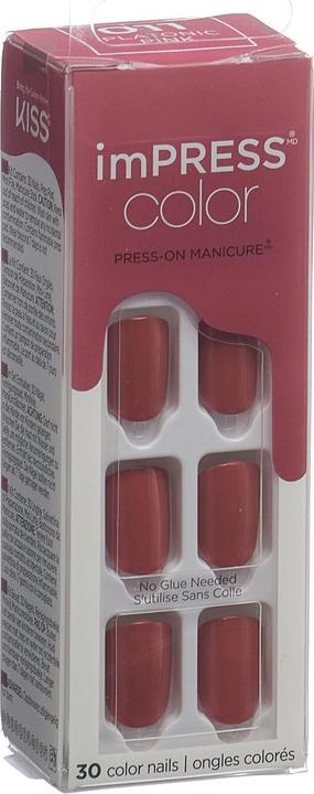 KISS ImPress Colour Nail Kit (Kunstnägel, Platonic Pink)