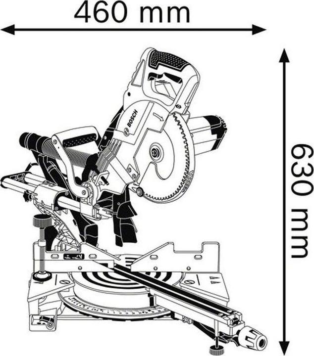 Actual product image Bosch Professional Bosch Professional panel saw GCM 8 SJL - CH version