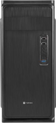Image du produit Genesis PC case Armadillo G2 Black, Midi Tower, Alimentation électrique incluse No (Mini-ITX, ATX, mATX)