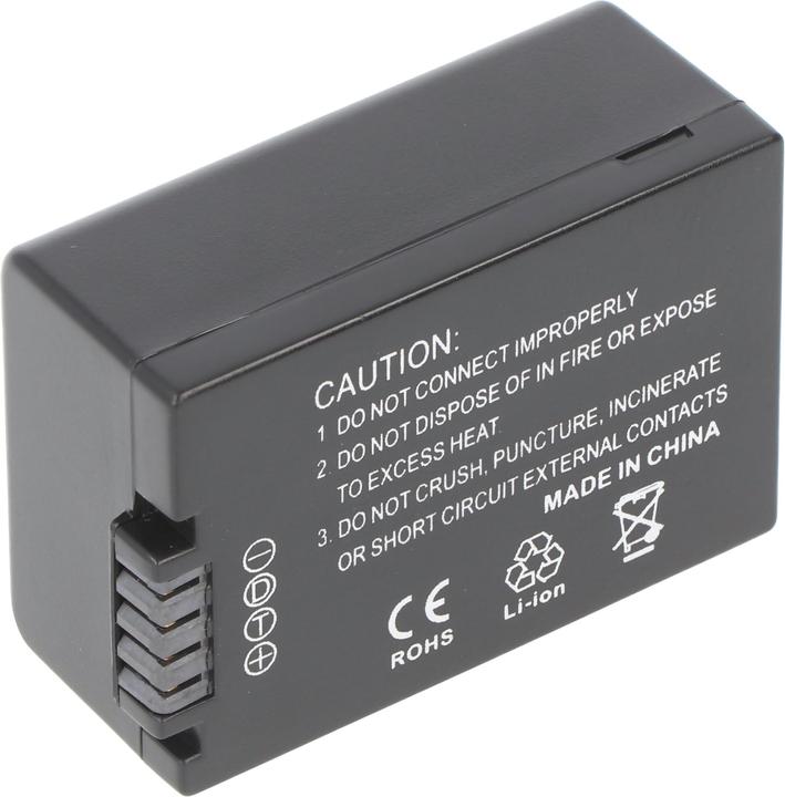 Actual product image AccuCell Akku Panasonic DMW-BMB9, DMC-FZ40, -FZ45, -FZ48 (Camera battery)