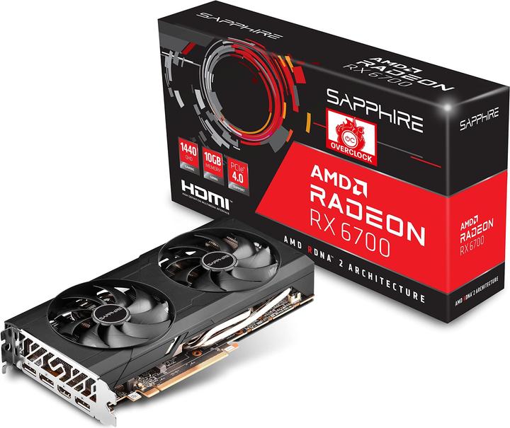 Produktbild Sapphire Radeon RX 6700 (10 GB)