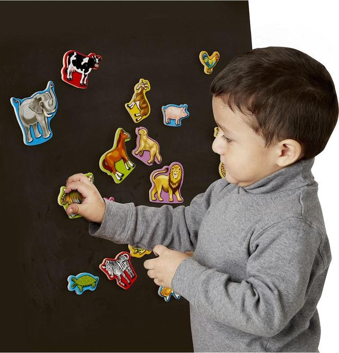 Image du produit Melissa & Doug 20 aimants pour animaux en bois (20 x)