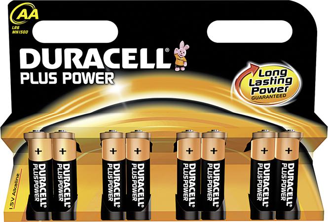 Produktbild Duracell Plus (8 Stk., AA, 2700 mAh)
