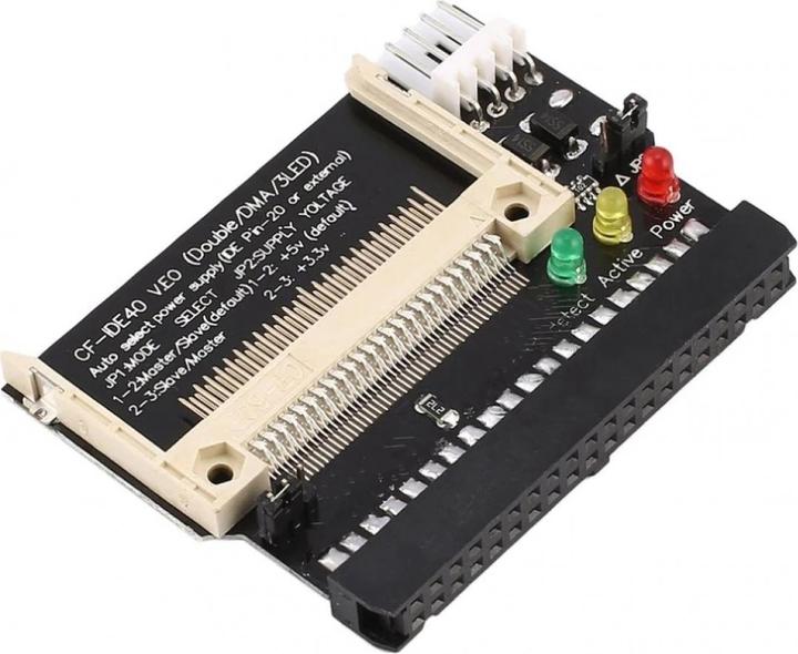 Image du produit PowerGuard Adaptateur CF vers IDE 40 broches pour disques durs IDE sur cartes mères