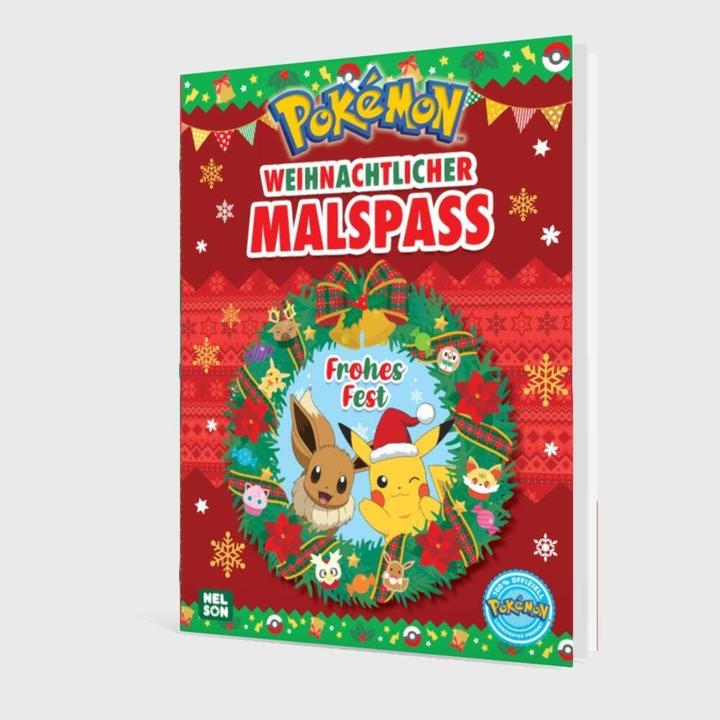 Image du produit Livre d'activités Pokémon : le plaisir du coloriage de Noël