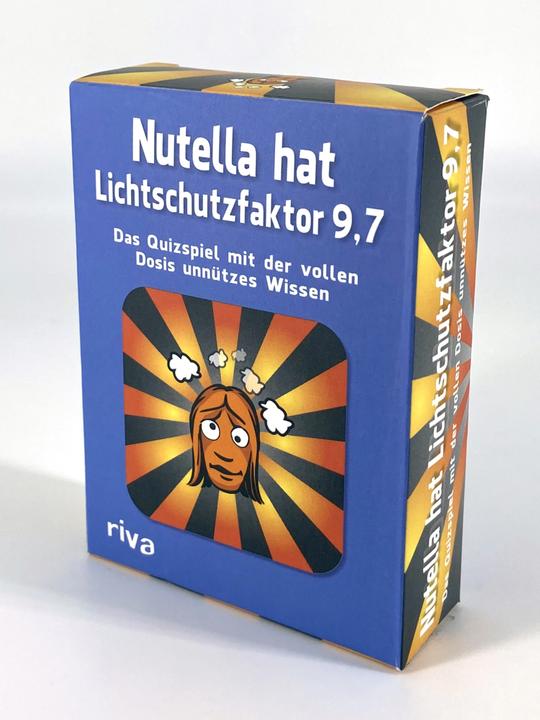 Produktbild Nutella hat Lichtschutzfaktor 9,7 – Das Quizspiel mit der vollen Dosis unnützes Wissen (Deutsch)