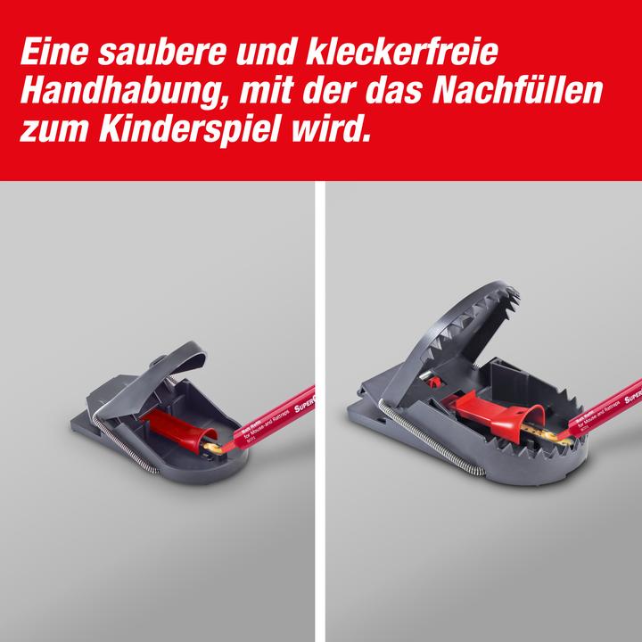 Immagine prodotto Super Cat Ersatz-Köder Spritzen SuperCat 2er für Mause- & Rattenfallen