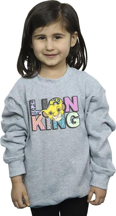 Produktbild Disney The Lion King Pattern Logo Sweatshirt Mädchen (104)