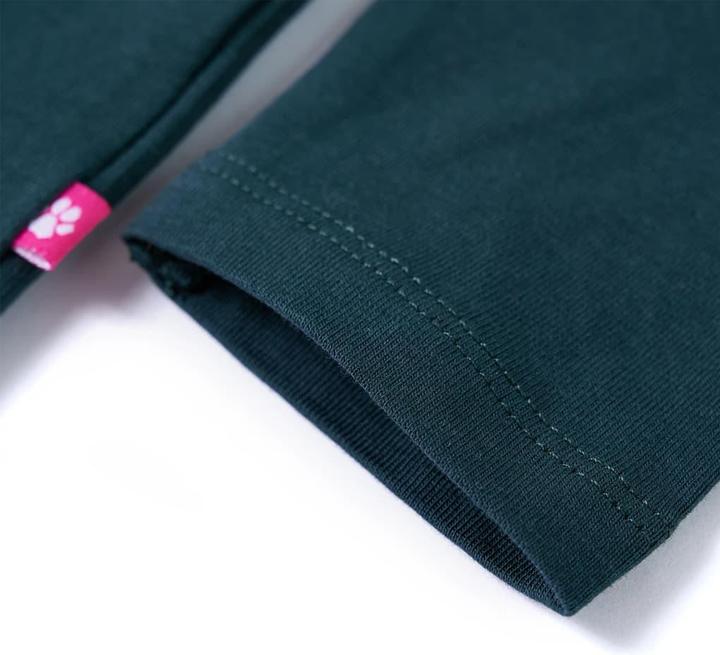 Immagine prodotto VidaXL Camicia da bambino a maniche lunghe verde scuro 128,Materiale: 95 (128)