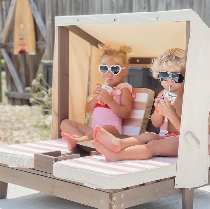 Image du produit KidKraft Salon double chaiselongue Espresso