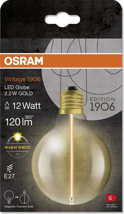 Actual product image Ledvance LED lamp (E27, 2.20 W, 120 lm, 4 x, G)