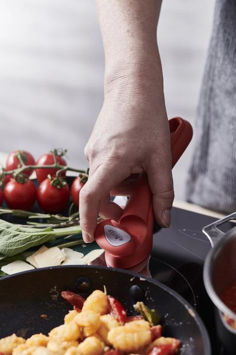Produktbild de Buyer TWISTY Pfannenstiel abnehmbar rot (Kunststoff)