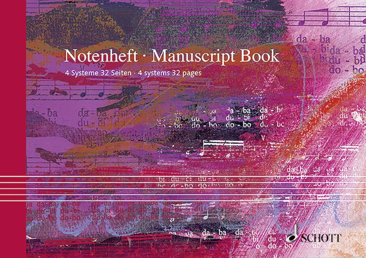 Produktbild Notenheft Din A5 quer (A5, Kein Einband)