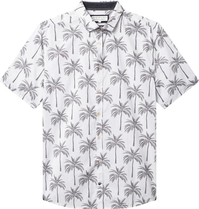 Colours & Sons Kurzarmhemd Shirt-Printed (M)
