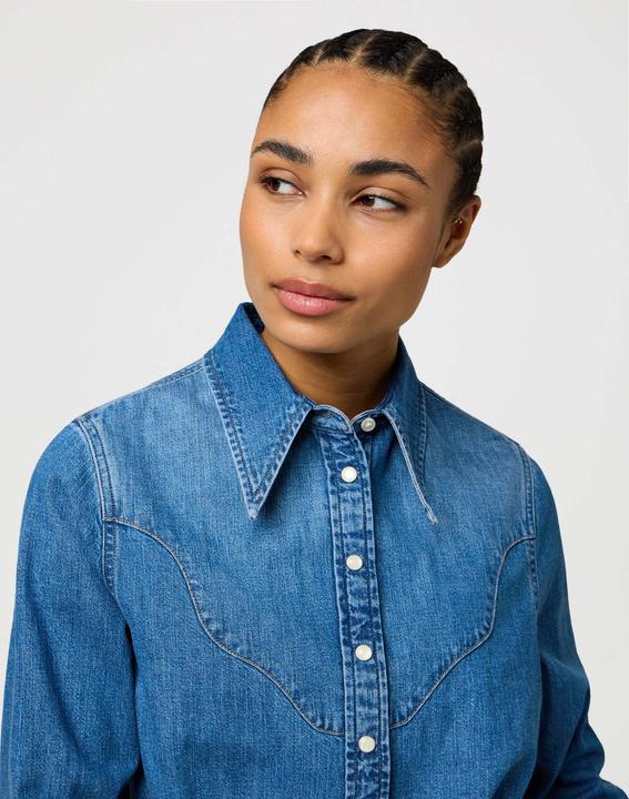 Immagine prodotto Wrangler Jeanshemd Femme Peplum Shirt (M)