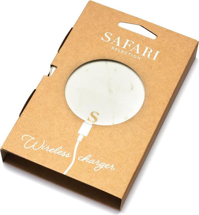 Produktbild Safari Selection Ladestation CIRCLE MARBLE weiss/klein gemustert (10 W)