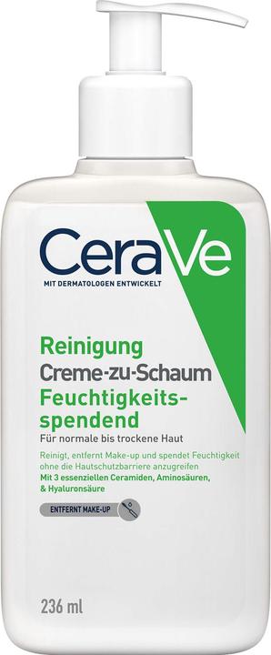 Actual product image CeraVe Cream-to-Foam (Foam, Wash cream, 236 ml)