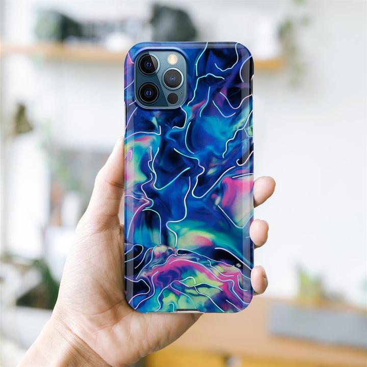 Image du produit Cadorabo Couverture IMD TPU Marbre coloré (Apple iPhone 12 Pro Max)