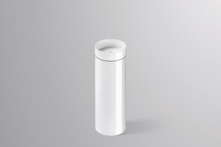 Produktbild Alape Waschtisch WT.RX325.KE, rund Durchmesser 32,5cm, 4505500000, weiss (365 mm, 510 mm)