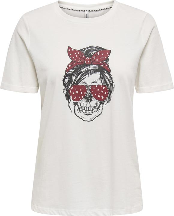 Only Onlstella Life S/S Skull Top Cs Jrs (XL)
