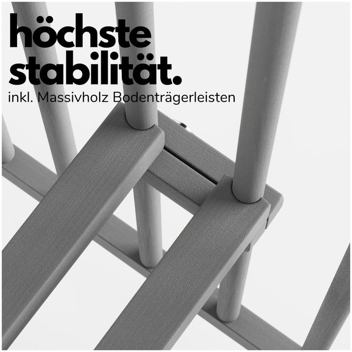 Produktbild Sämann Premium Laufgitter mit Schlupfsprossen (120 cm, 120 cm, Buche)