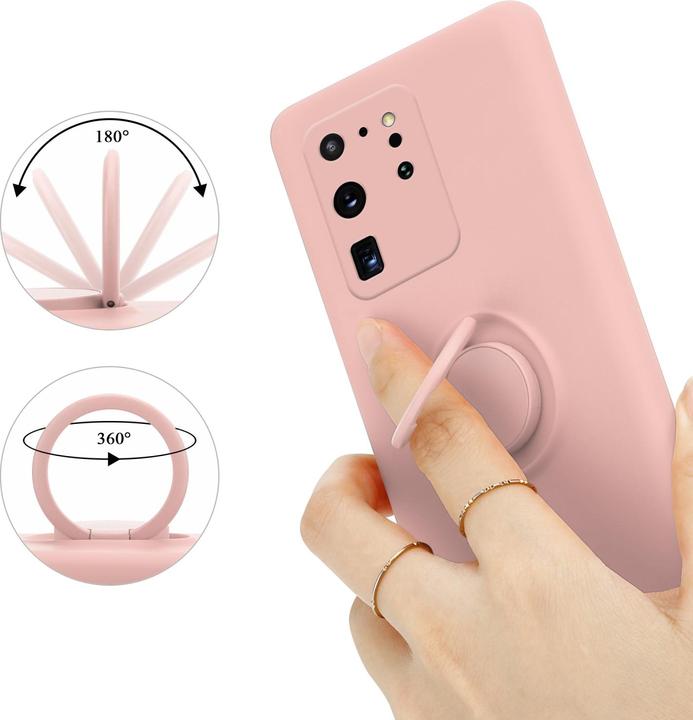 Immagine prodotto Cadorabo Custodia in silicone TPU Liquid Ring Cover (Samsung Galaxy S20 Ultra)