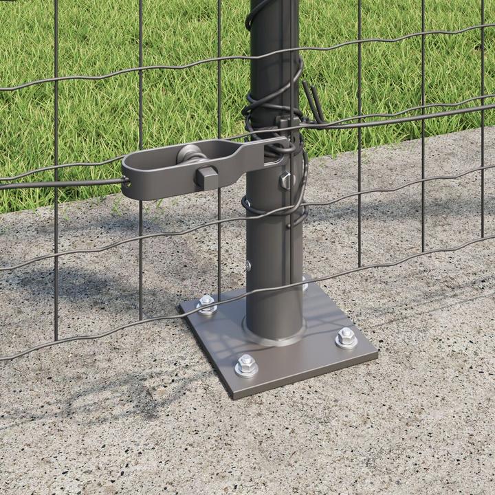 Image du produit VidaXL Kit de poteaux de clôture 26 pièces Gris Béton 3,2 x 3,2 x 78,5 cm