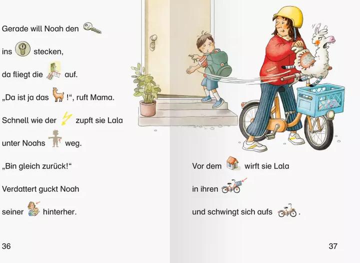 Productafbeelding Ravensburger Leserabe - Vor-Lesestufe: Lala, das labernde Lama (Duits, Alexandra Fischer-Hunold, 2023)