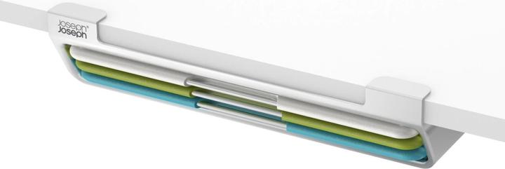Image du produit Joseph Joseph Folio Slim Ensemble de 3 planches à découper à accrocher sur une étagère