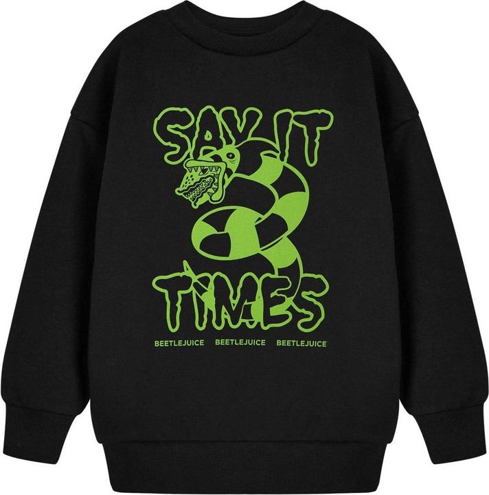 Beetlejuice Say It Three Times Sweatshirt (146, 152)