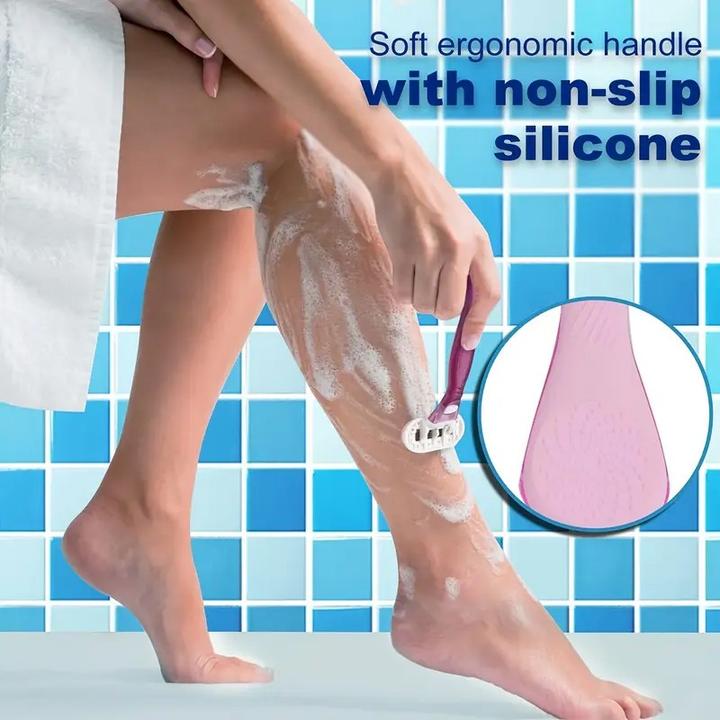 Actual product image Cbx Handrasierer, Damenrasierer mit 5-Klingen & Aloe-Vera-Seifenstreifen