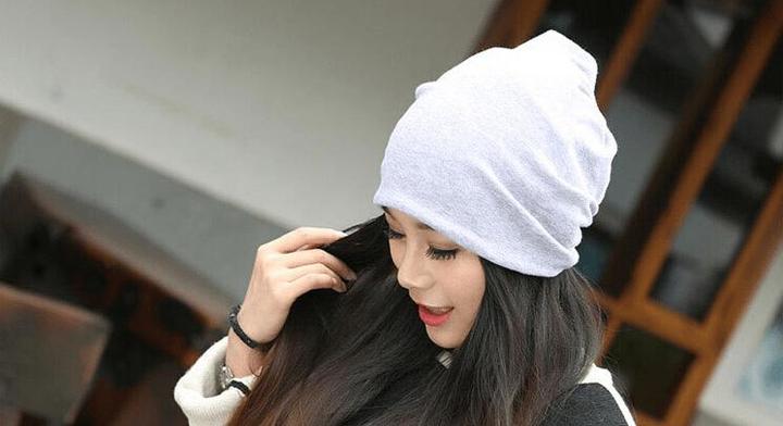 Actual product image JTI Thin baggy-style beanie - brown