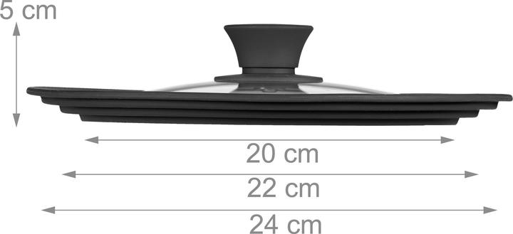 Productafbeelding Relaxdays Topfdeckel (24 cm, Plastic)