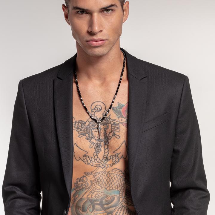 Immagine prodotto Thomas Sabo Catena Meditazione nera (Nylon, Argento 925, 60-70 cm)