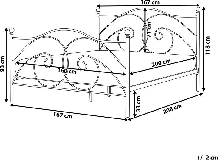 Actual product image Beliani Dinard (160 x 200 cm)