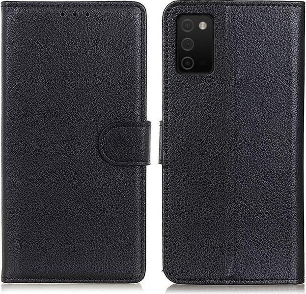 Produktbild MU Classic Litchi Leder Bookcover Series (Samsung Galaxy A03s)