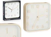 Giftdecor quadratische Uhr 19cm cham Seiten ne