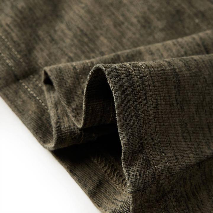 Immagine prodotto VidaXL Camicia da bambino a maniche lunghe color kaki scuro melange 92,Materiale: 80 (92)