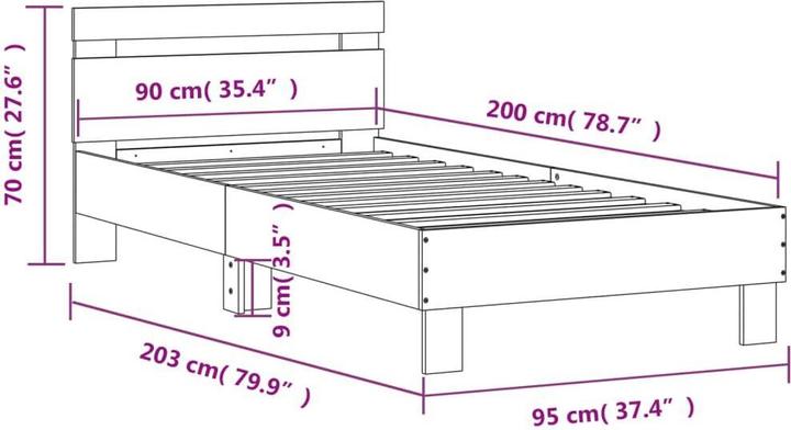 Actual product image VidaXL Jarena (90 x 200 cm)