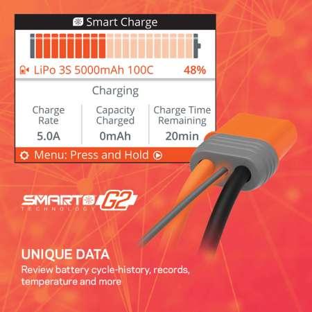 Image du produit Spektrum Chargeur S155 G2 1x55W AC Smart Charger Connecteur international IC3 et IC5
